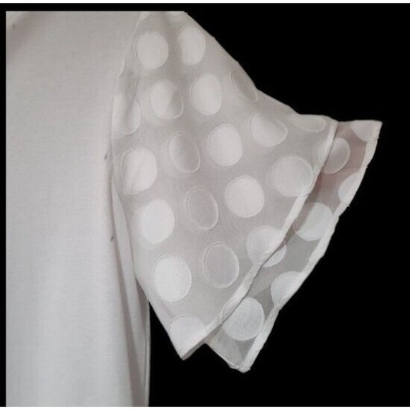 MICHAEL MICHAEL KORS EMBROIDERED CIRCLES SHIRT Sz M - Picture 4 of 8